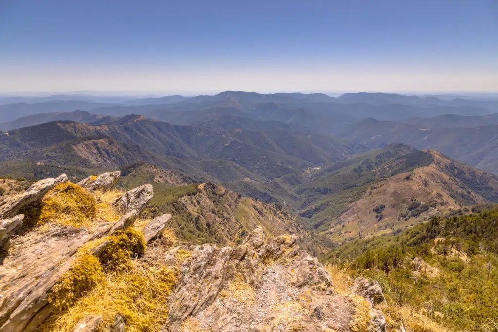 Mont Aigoual une belle journée d'été, Occitanie, France