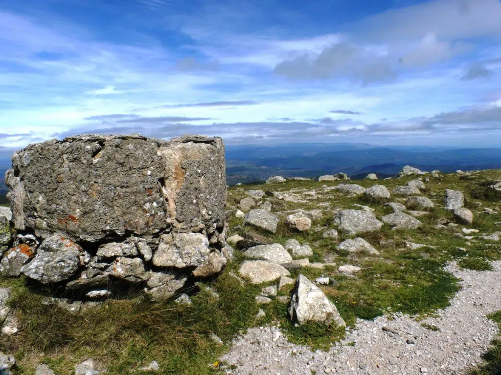 Paysage cévenol du haut du Mont Aigoual.